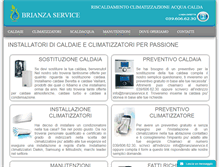 Tablet Screenshot of brianzaservice.it
